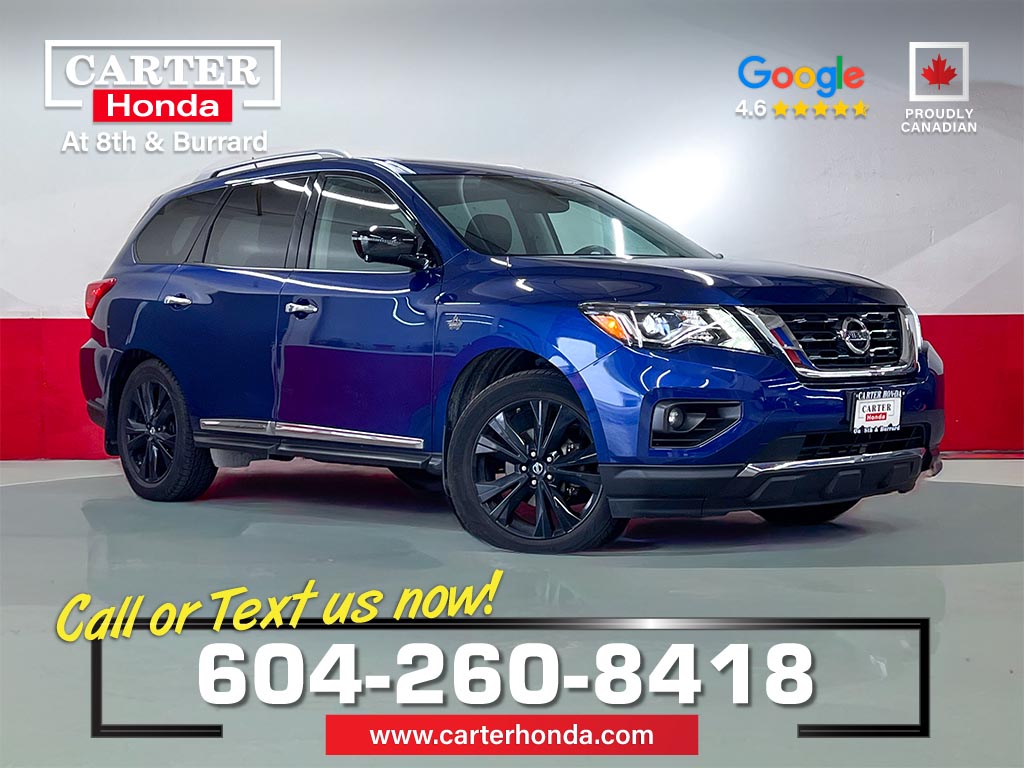 Blue 2017 Nissan Pathfinder SUV / Crossover Four-Wheel Drive Automatic