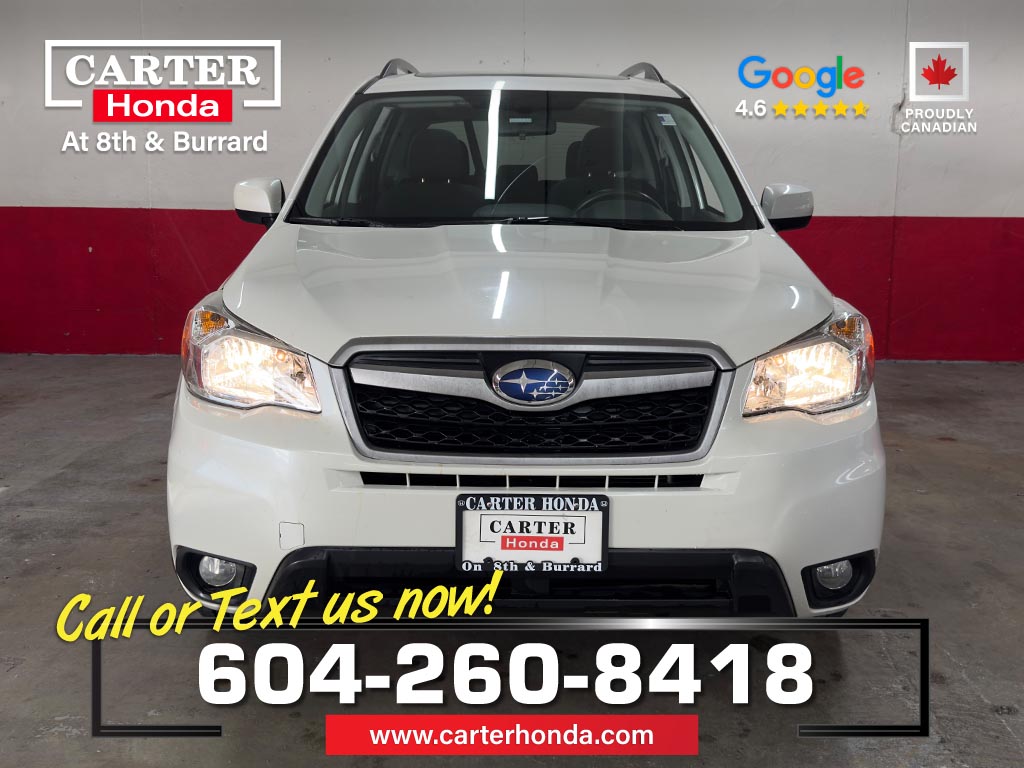 White 2016 Subaru Forester SUV / Crossover All-Wheel Drive 6-Speed CVT
