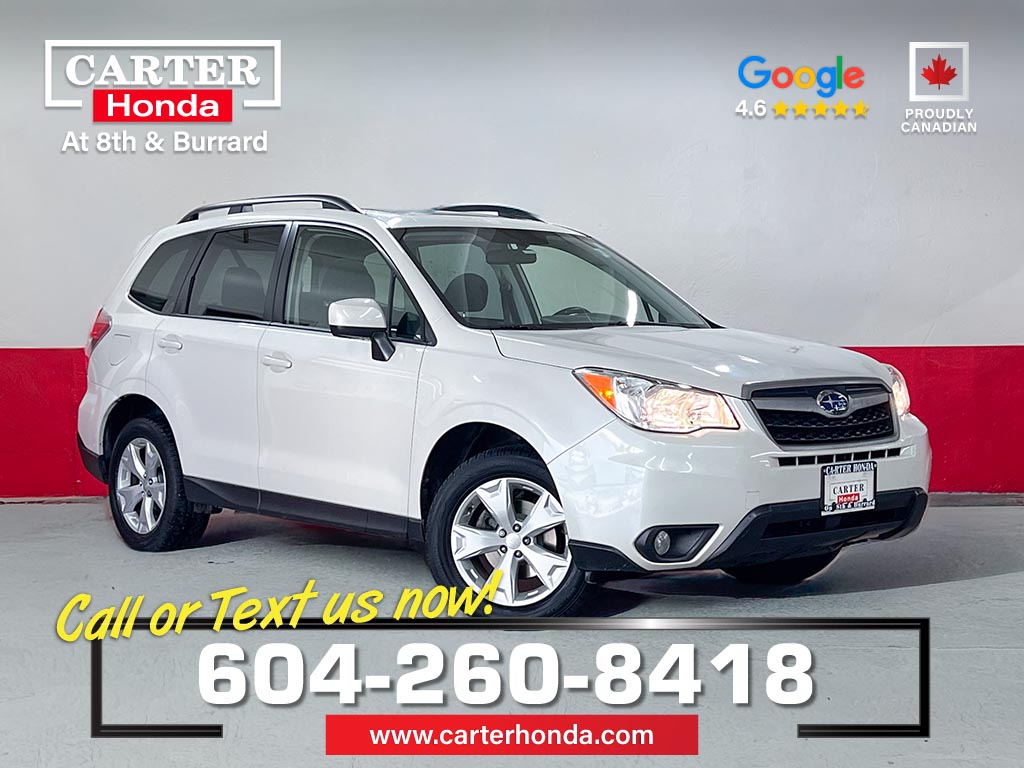 White 2016 Subaru Forester SUV / Crossover All-Wheel Drive 6-Speed CVT