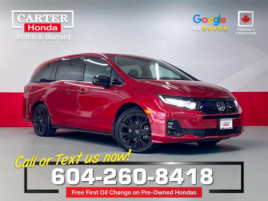 Radiant Red Metallic Ii 2025 Honda Odyssey Minivan Automatic