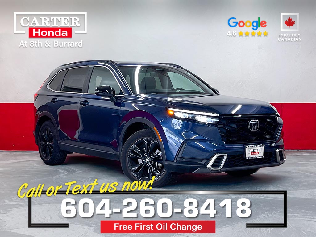 Canyon River Blue Metallic 2025 Honda CR-V Hybrid SUV / Crossover Automatic