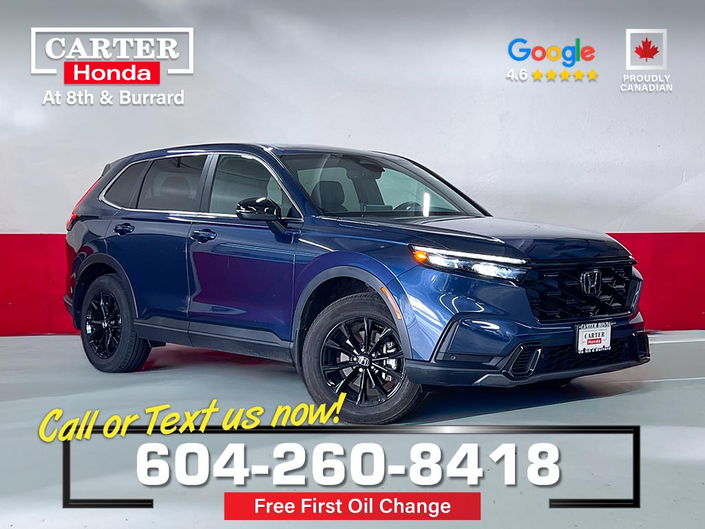 Canyon River Blue Metallic 2025 Honda CR-V Hybrid SUV / Crossover Automatic