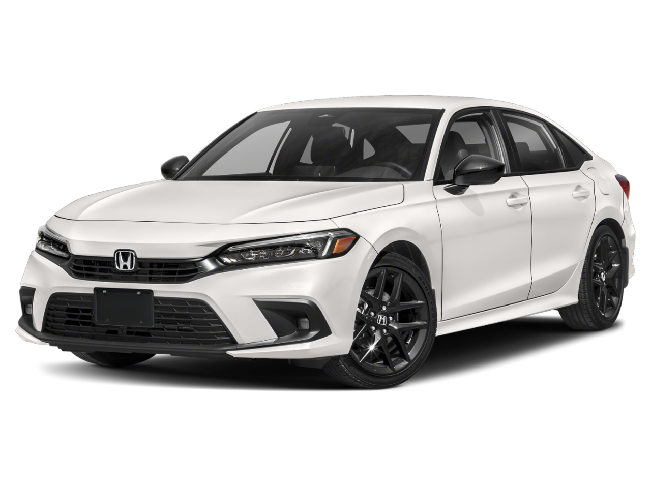 Platinum White Pearl 2024 Honda Civic Sedan Front-Wheel Drive Automatic